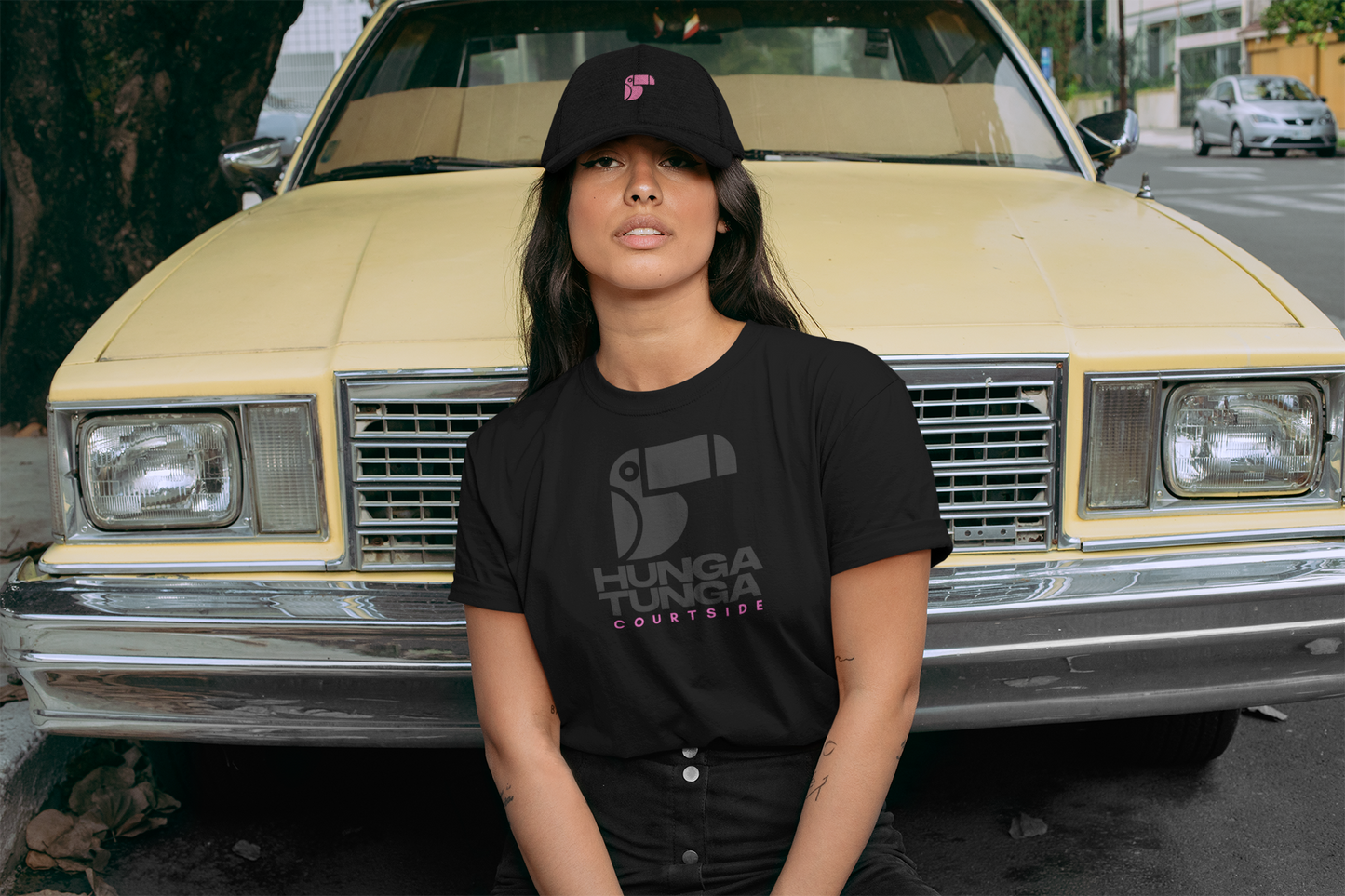 Courtside Tee | Black | Unisex