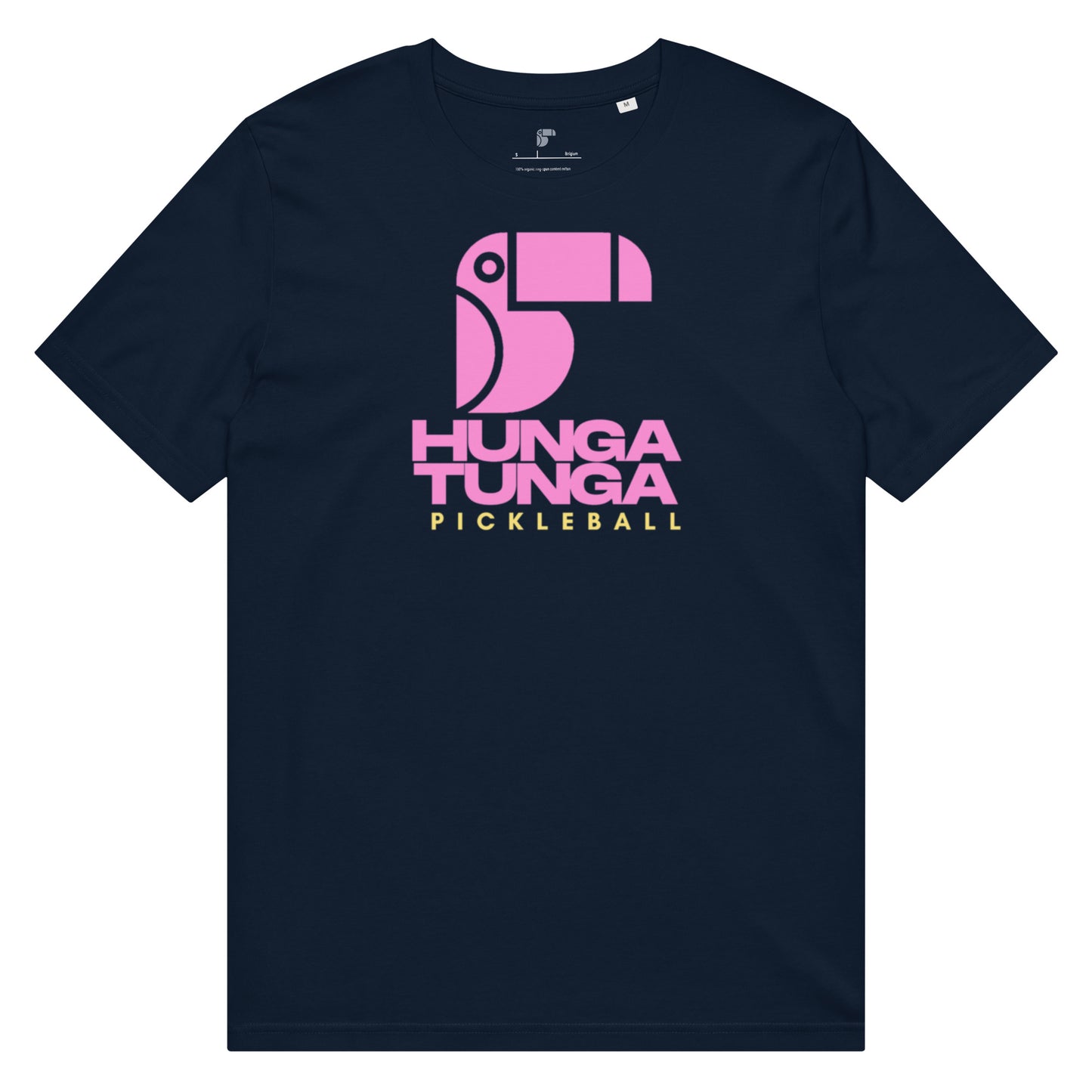 Team Pickleball Tee | Hot Pink Mess | French Navy (Unisex)