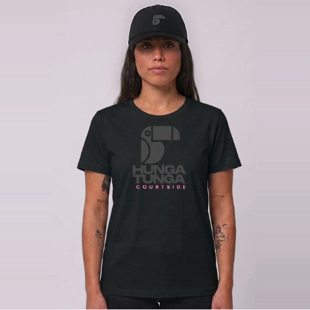Courtside Tee | Black | Unisex
