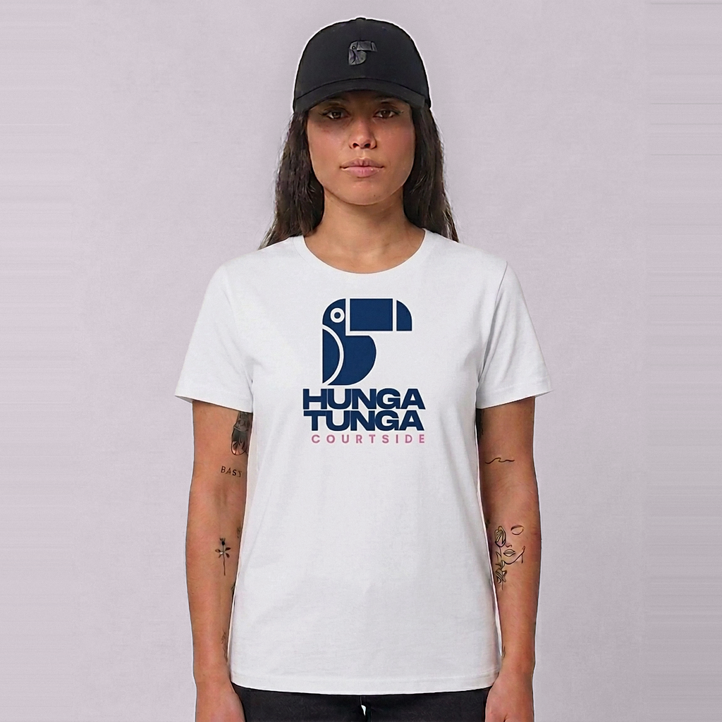 Courtside Tee | White | Unisex