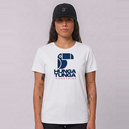 Courtside Tee | White | Unisex