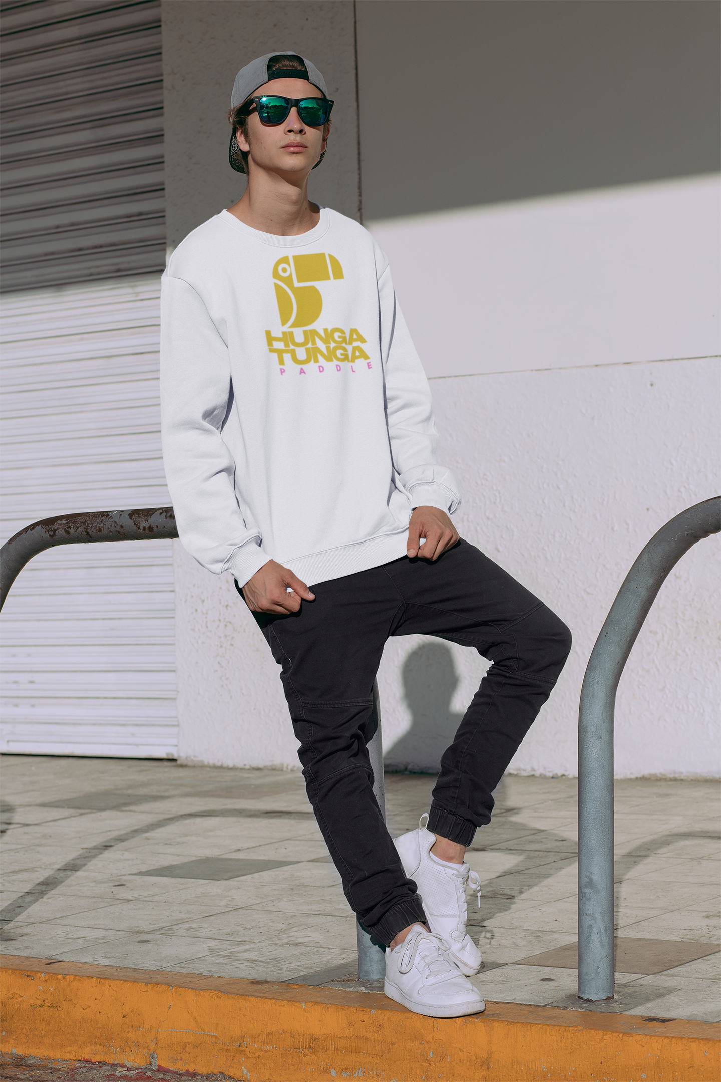 Team Paddle Sweatshirt | White [Unisex]