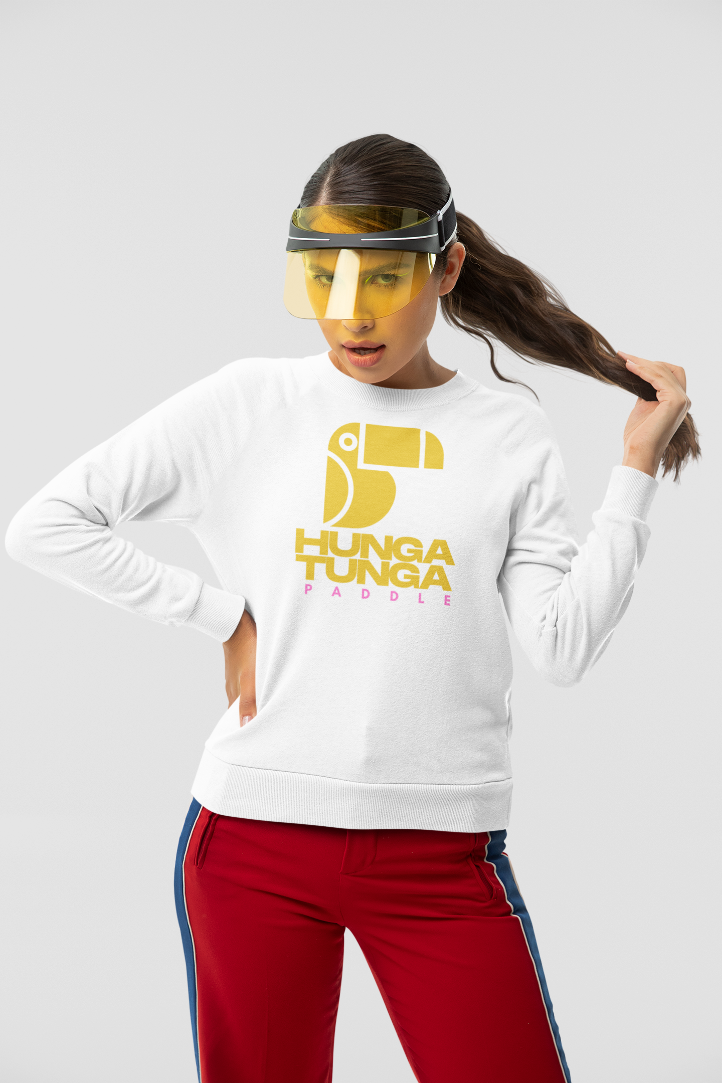 Team Paddle Sweatshirt | White [Unisex]