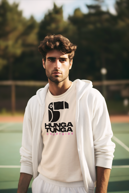 Courtside Tee | Black Icon | Vintage White (Unisex)