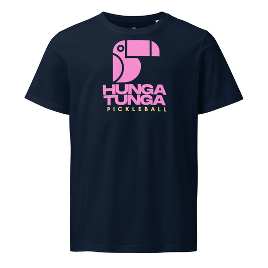 Team Pickleball Tee | Hot Pink Mess | French Navy (Unisex)